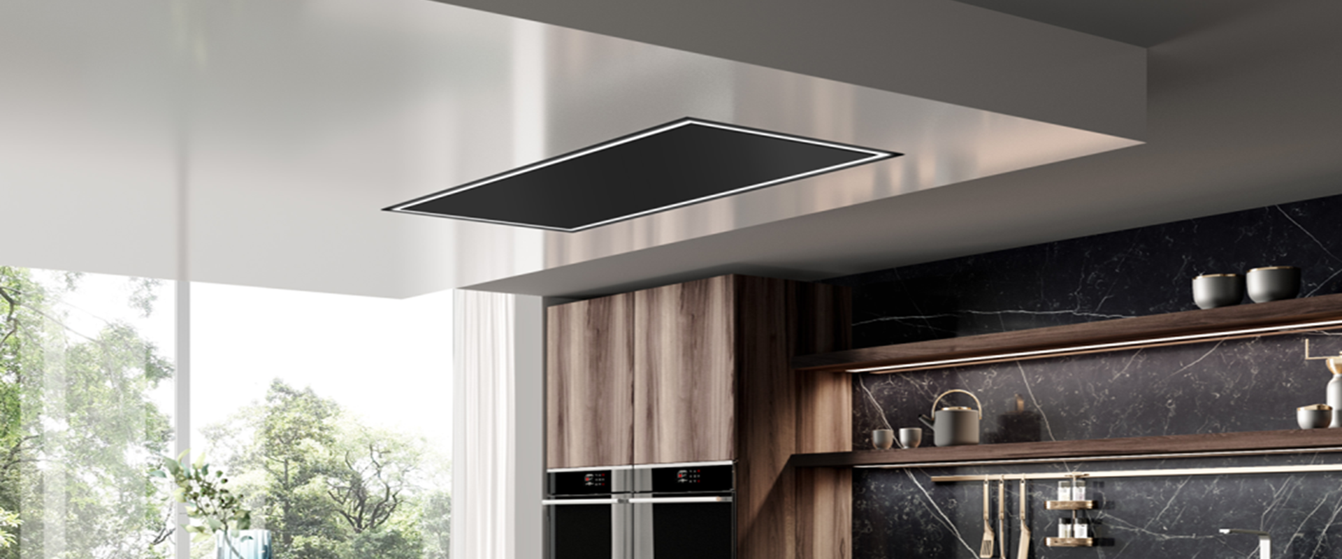 Kitchen ceiling extractors 90cm x 50cm
